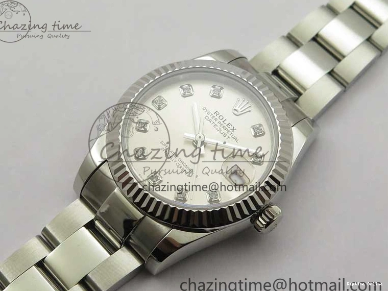0406 Datejust 31mm 278271 SS BP Maker Best Edition Silver Crystal Dial on Oyster Bracelet Affordable 2745